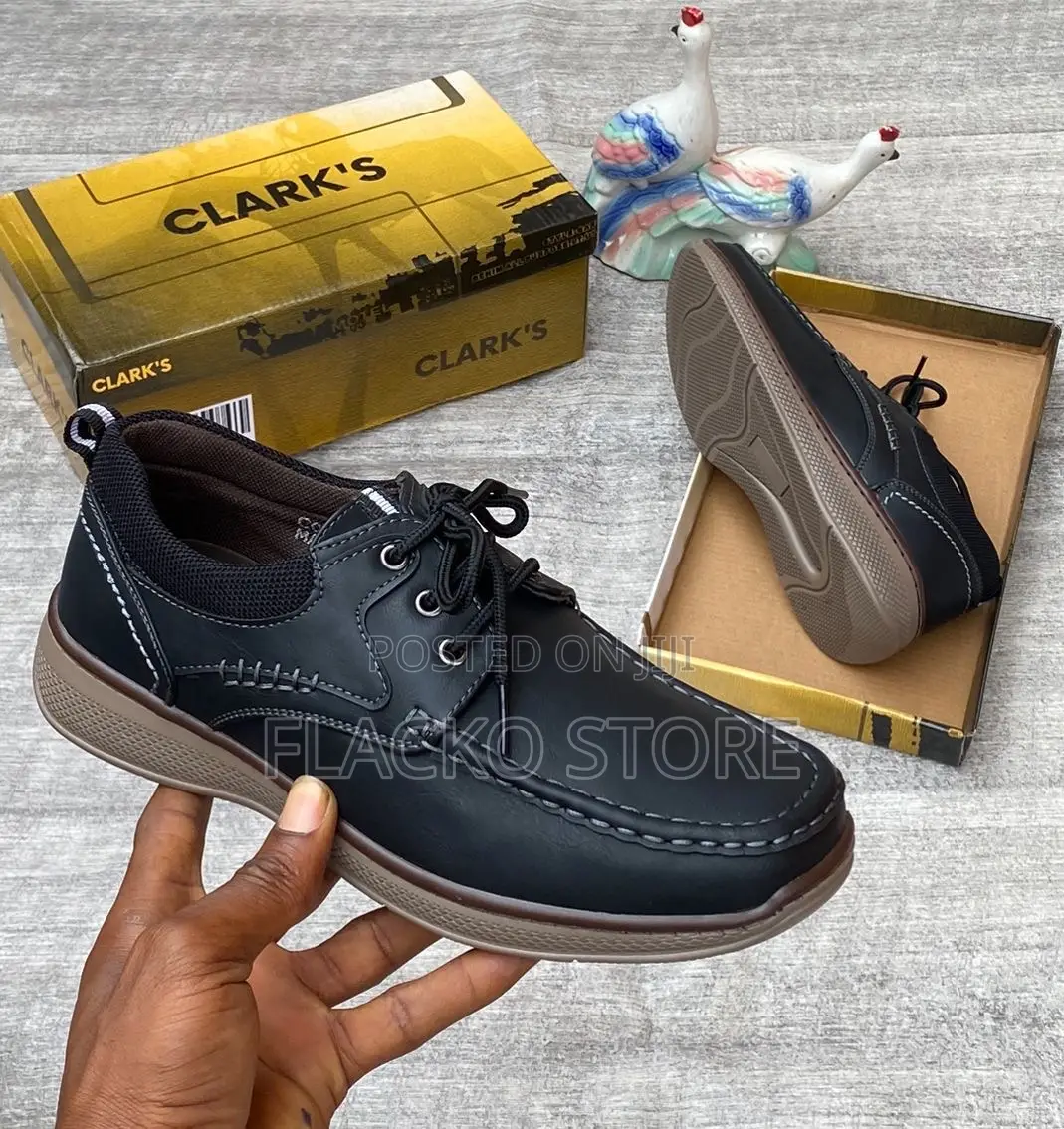 Clark’S Casual Leather Sneakers