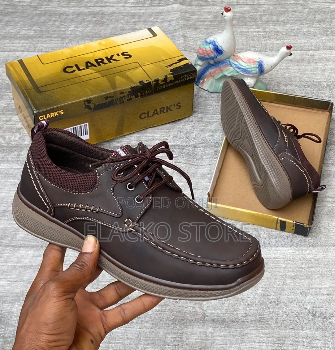 Clark’S Casual Leather Sneakers