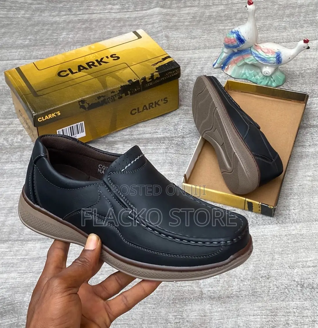 Clark’S Casual Leather Sneakers