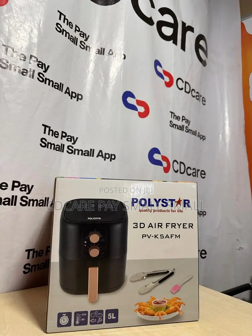 Pay Small Small Polystar 5l Air Fryer On Cdcare.App