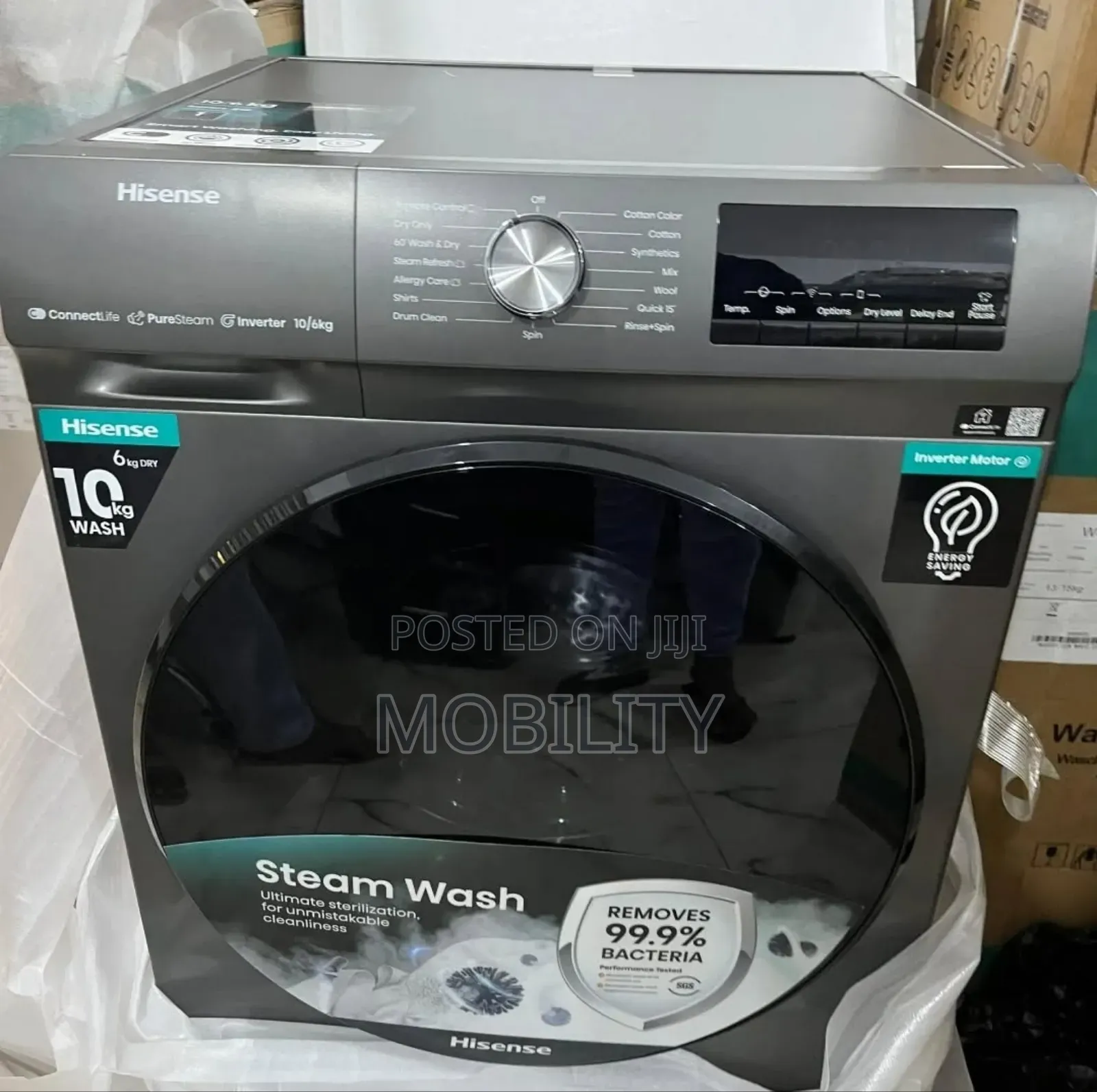 Hisense 10.6kg Wash and Dry Front Load Automatic Inverter