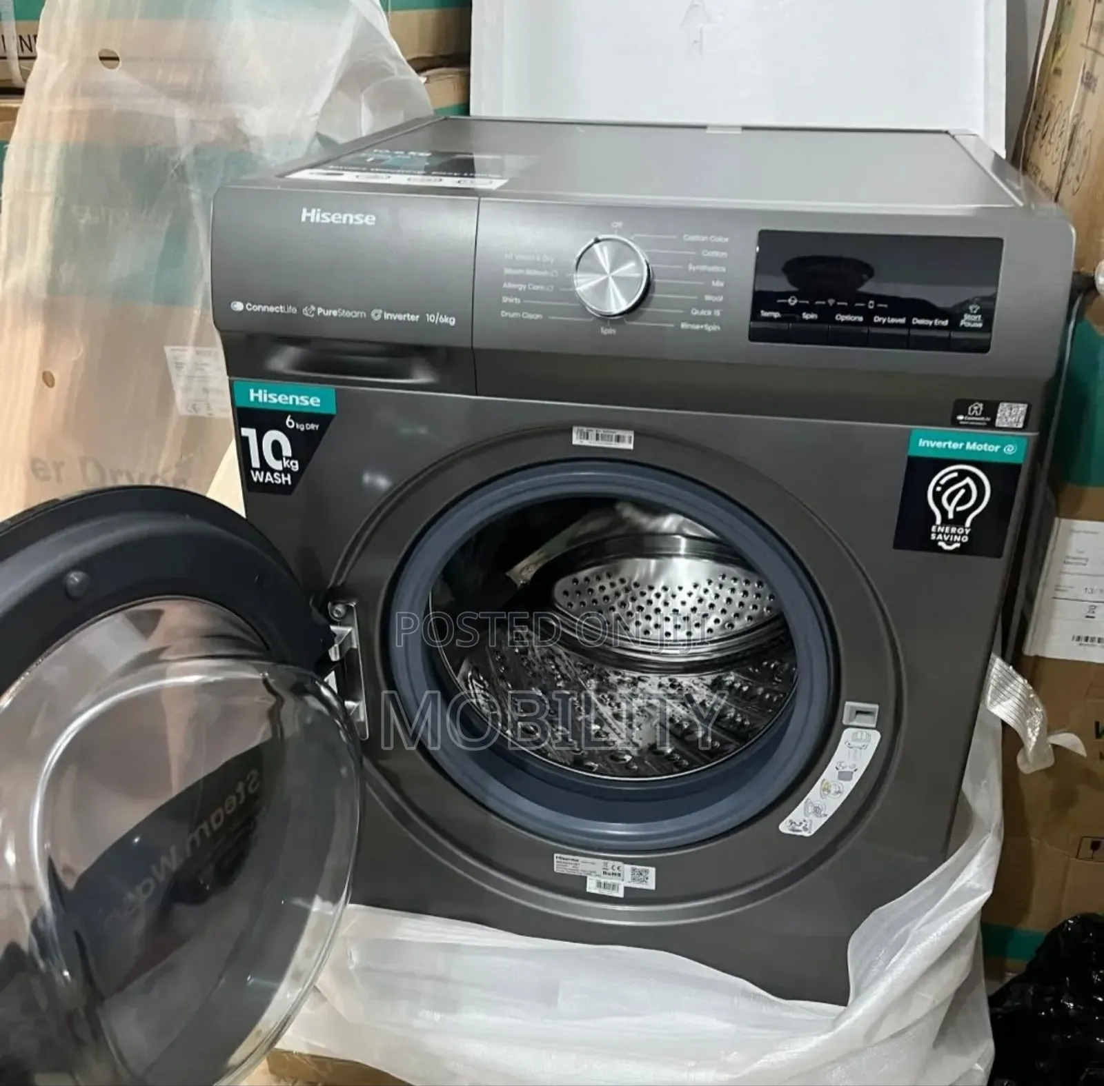 Hisense 10.6kg Wash and Dry Front Load Automatic Inverter