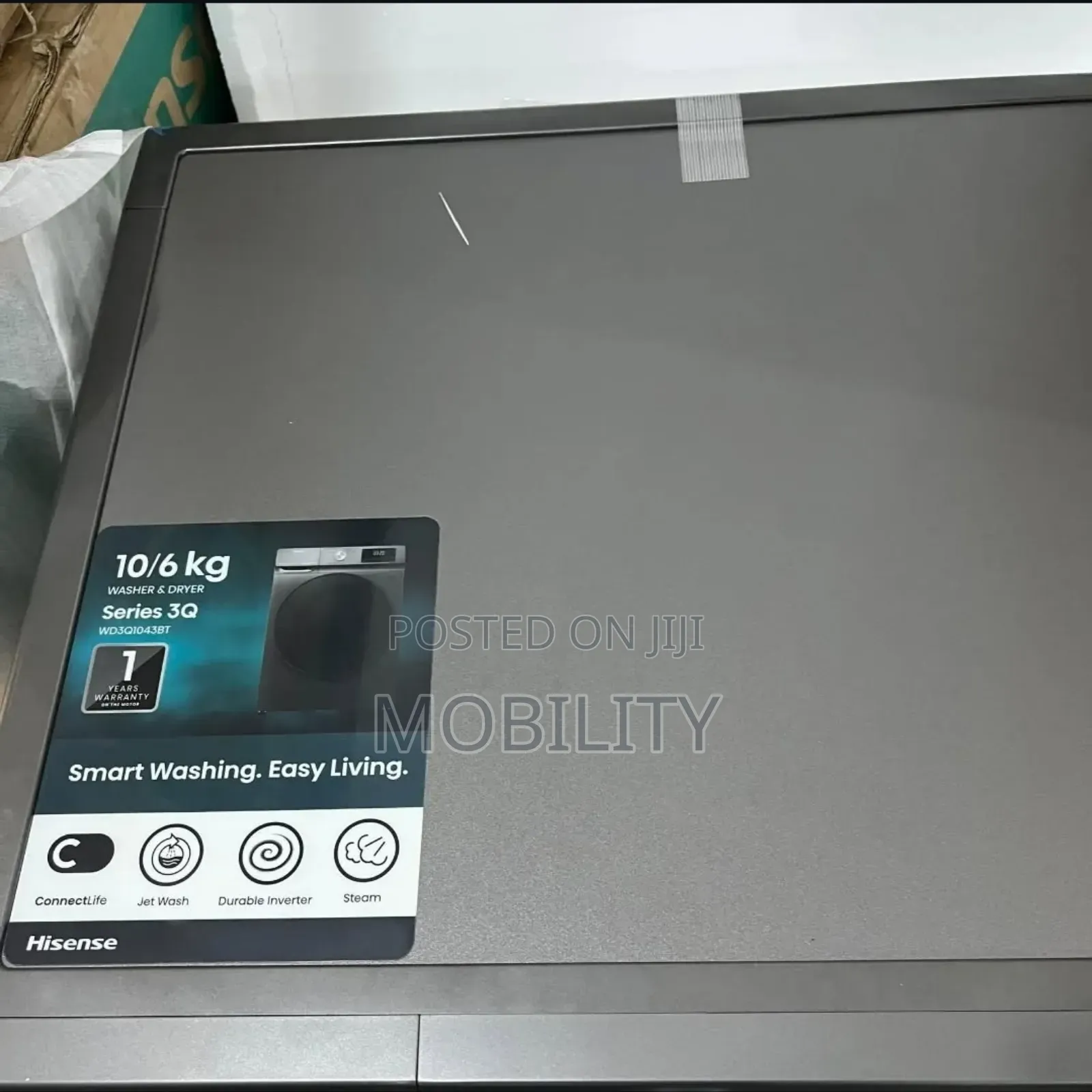 Hisense 10.6kg Wash and Dry Front Load Automatic Inverter