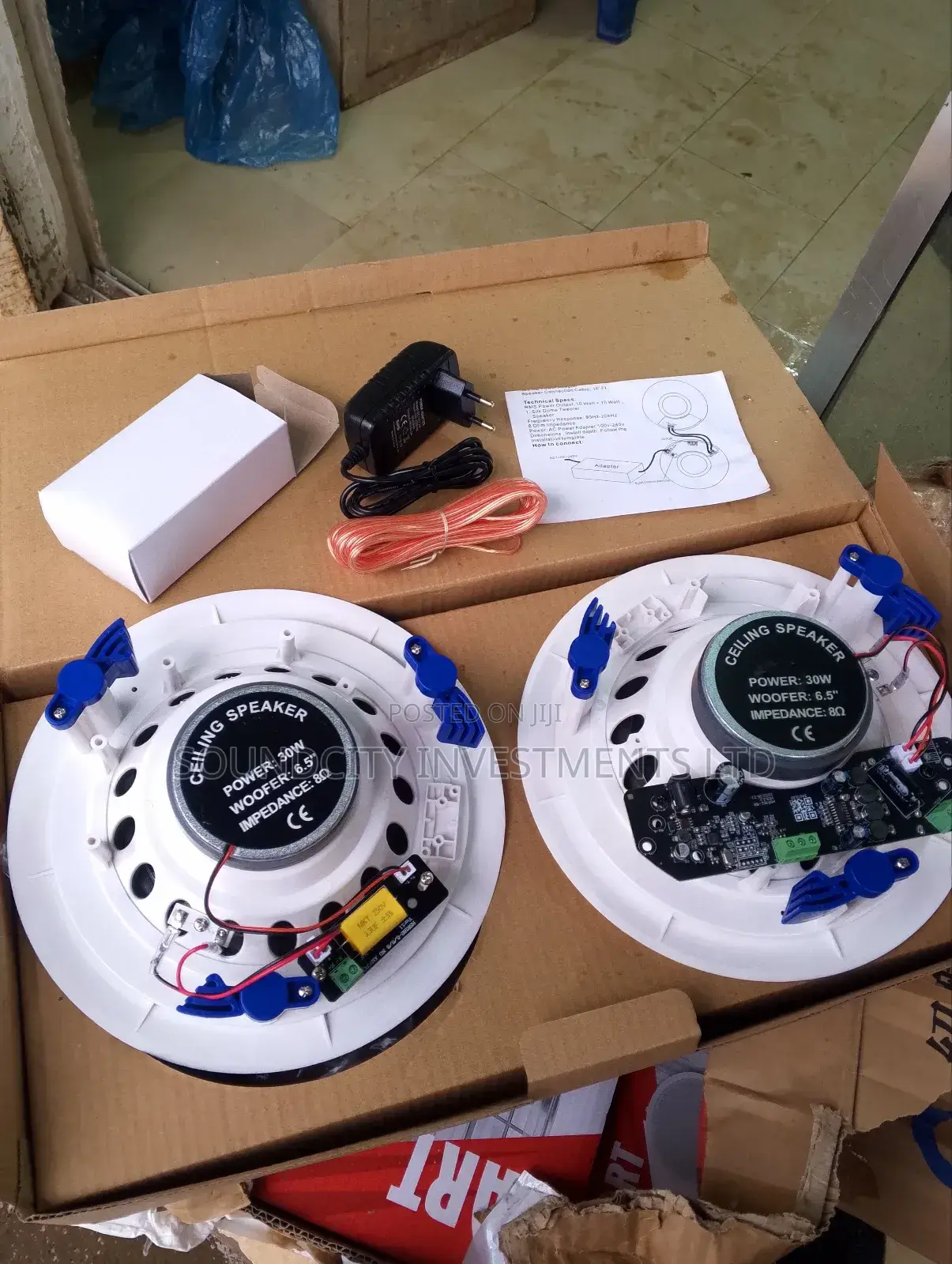 Dart 30w 2 In 1 Bluetooth Ceiling Speakers.