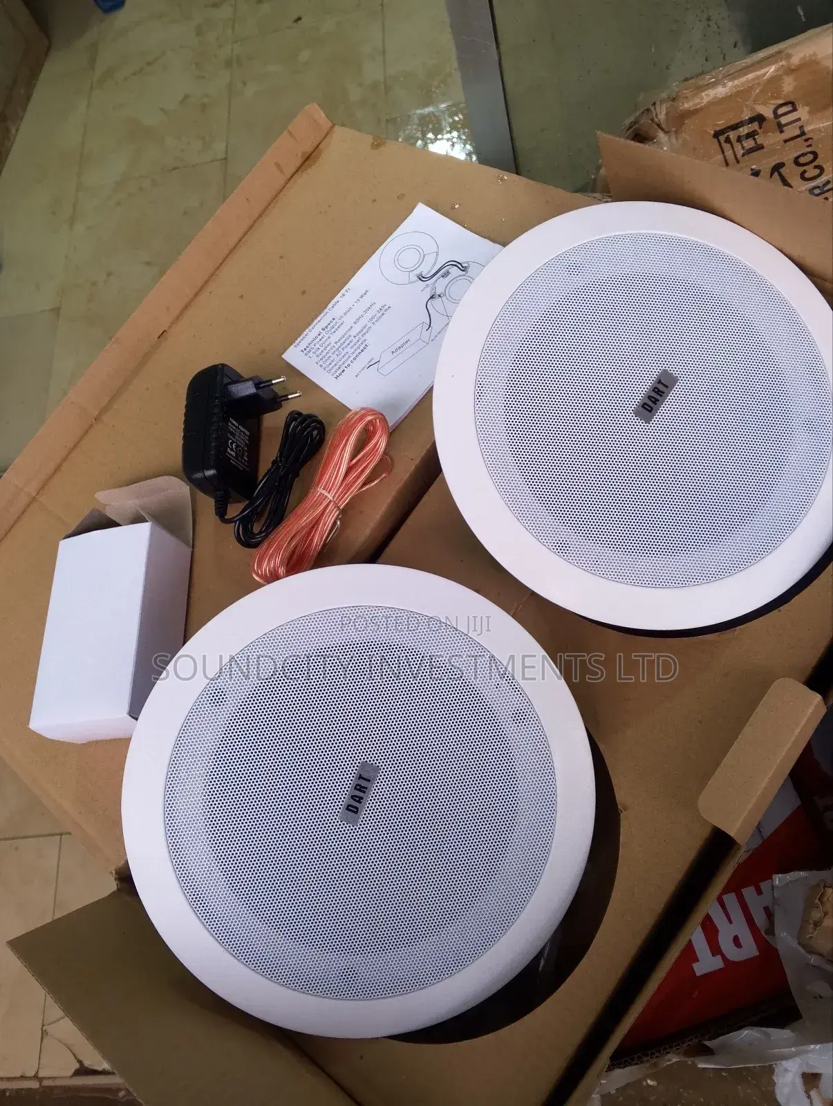 Dart 30w 2 In 1 Bluetooth Ceiling Speakers.