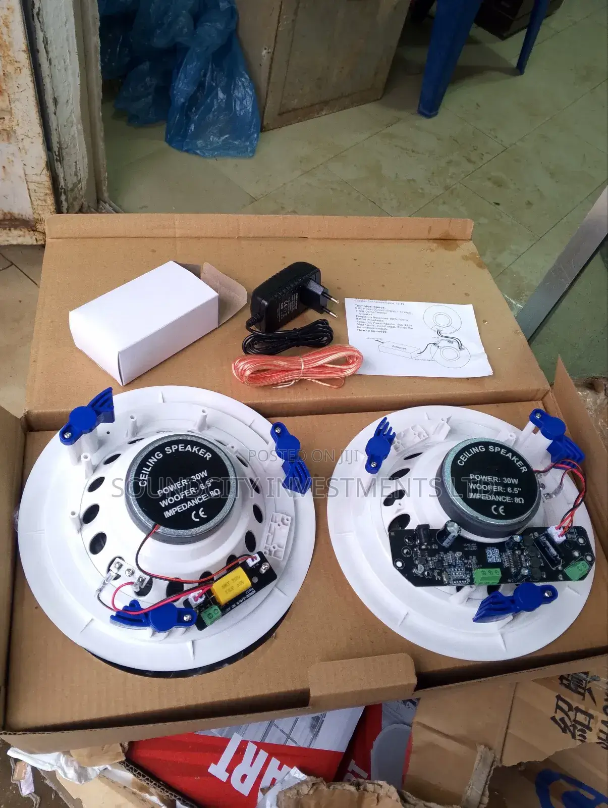 Dart 30w 2 In 1 Bluetooth Ceiling Speakers.