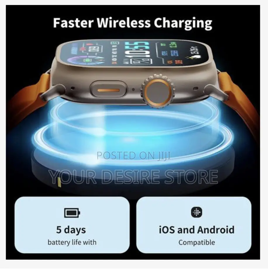 2.2'' Full Touch Screen Smart Watch - For Android Ios