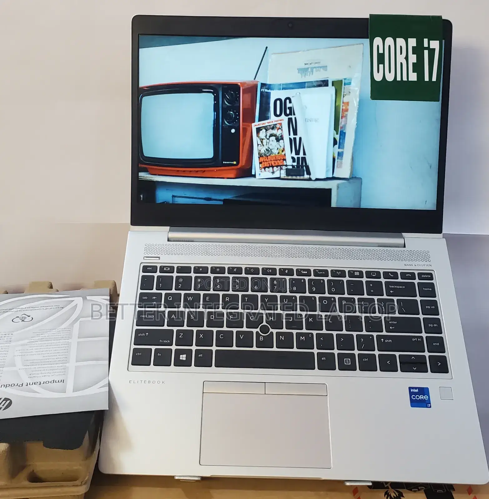 New Laptop HP Compaq 8440p 8GB Intel Core I7 SSD 512GB