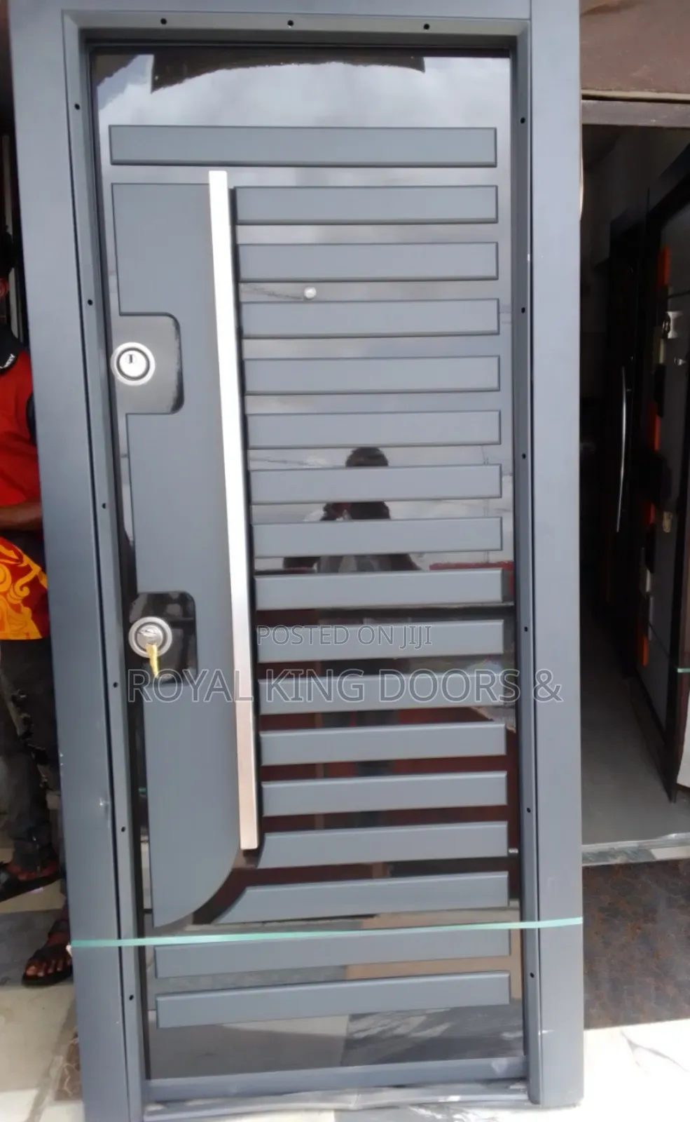 Turkey Luxury Metal Back Exit Security Door