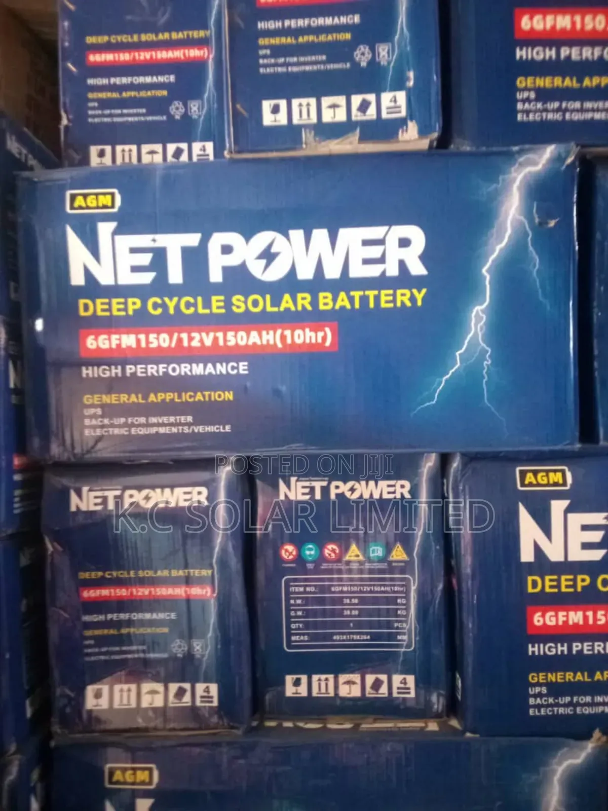 150ah Drycell Netpower Battery