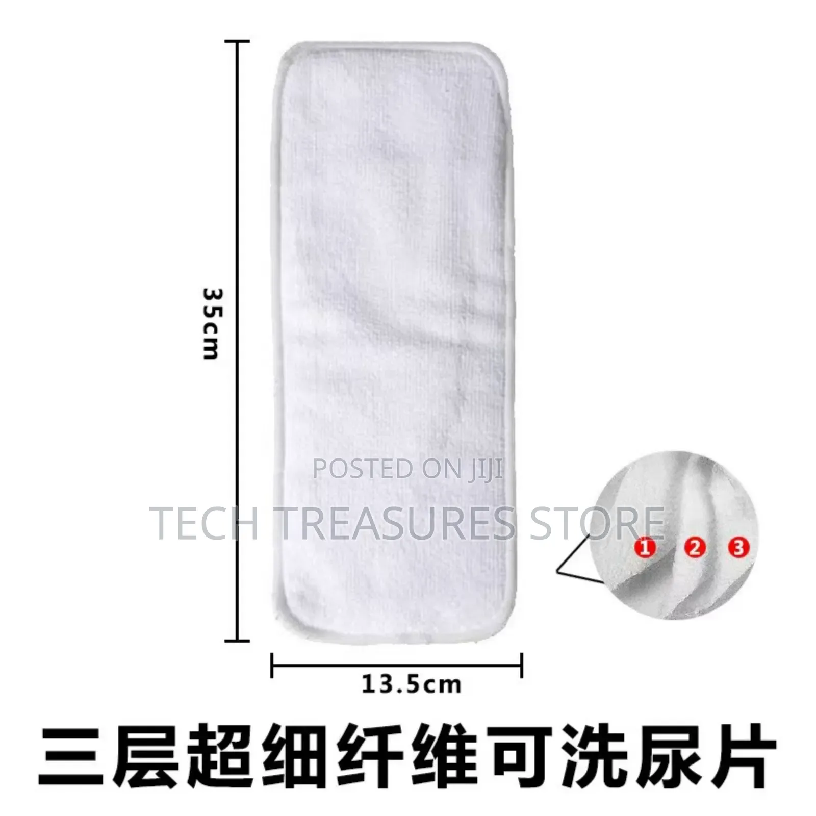 5 PCS Foreign Washable Diapers/Fiber Available Save Your Money