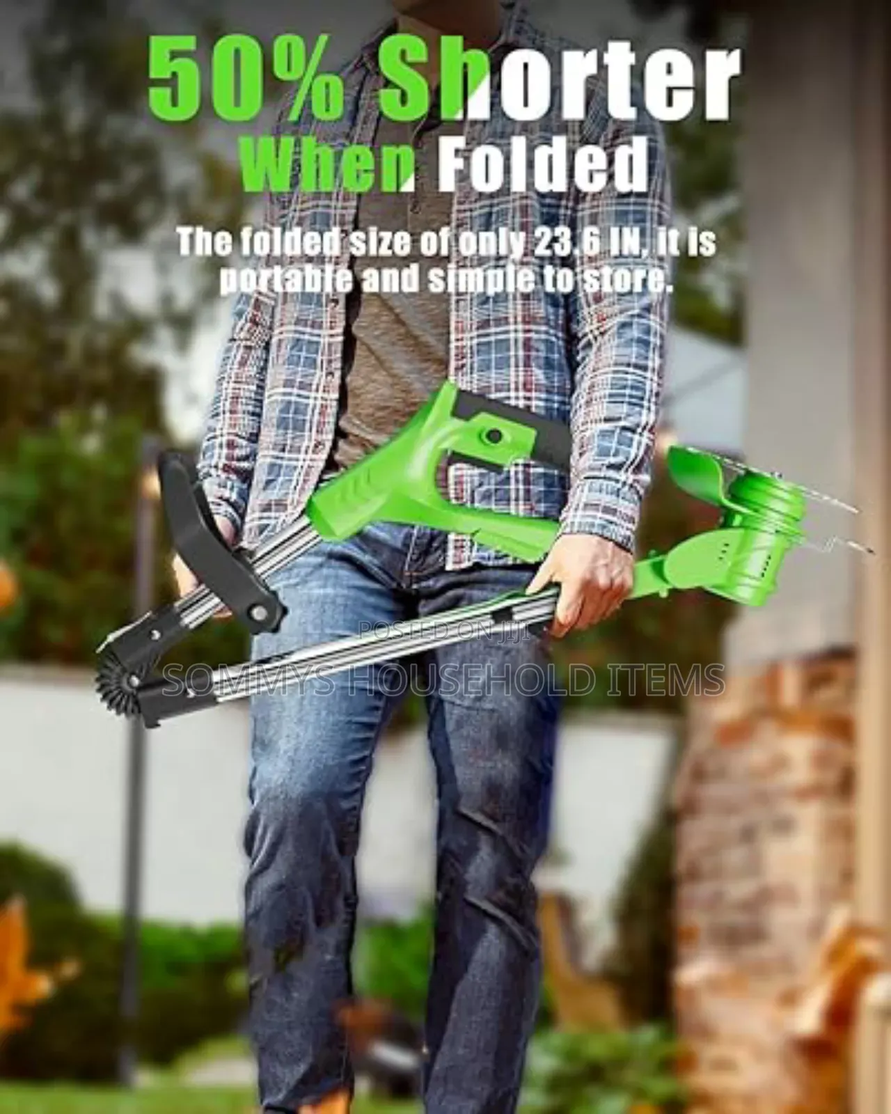 High Quality Grass/Mower Cutter Wit 2 Rechargeable Batteries And Tyre