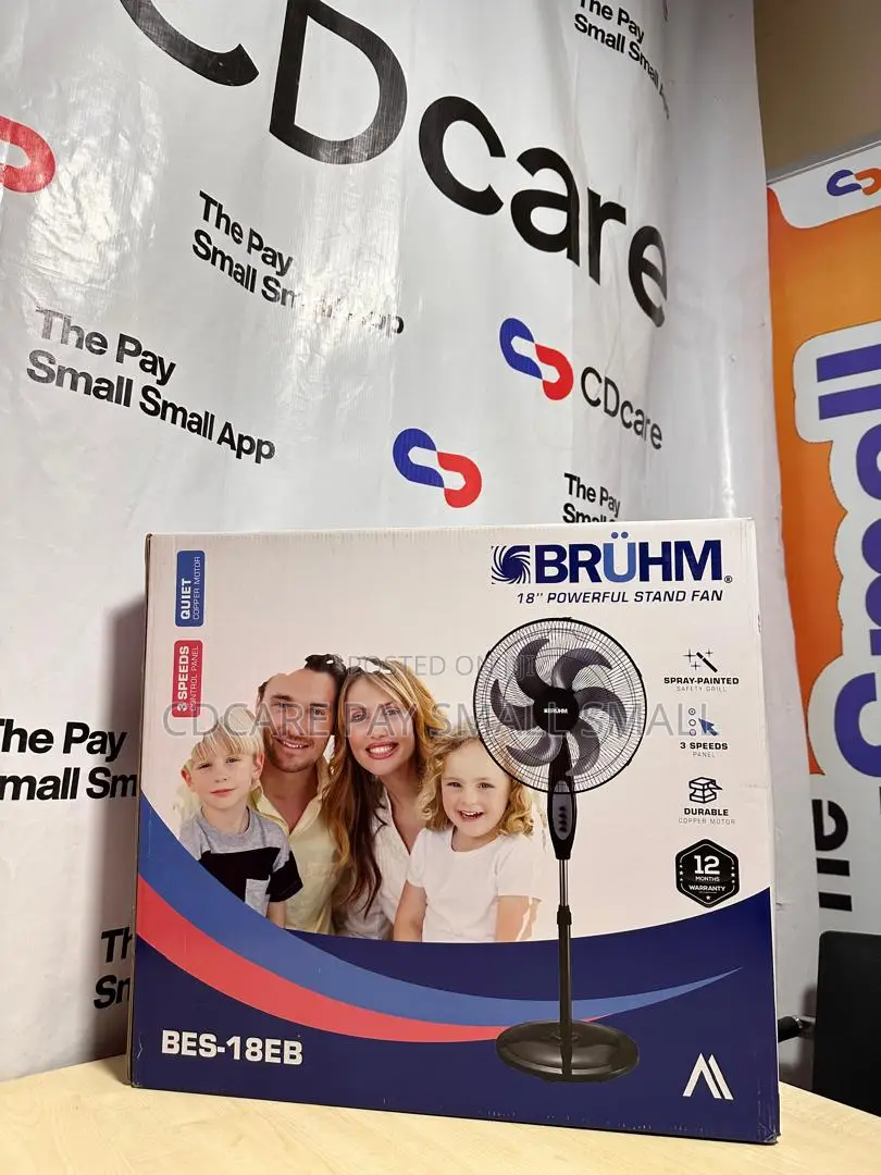 Pay Small Small Bruhm 18'' Standing Fan On Cdcare.App