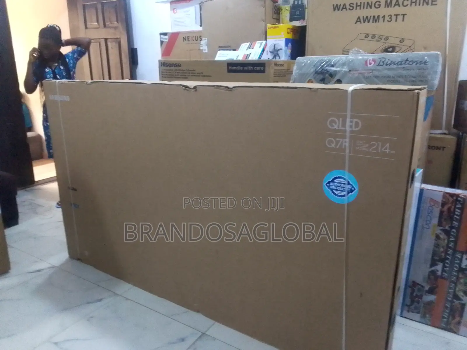 Massive Samsung 85” Qled Smart Tv – Home Theater Ready