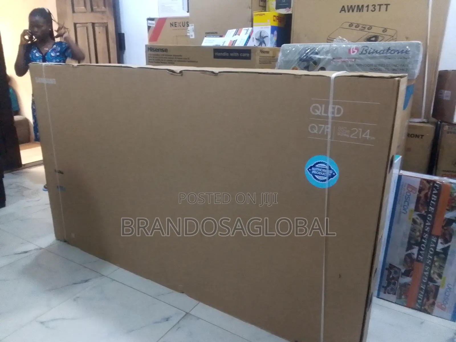 Samsung 85” Qled Tv With Game Mode Hdmi 2.1