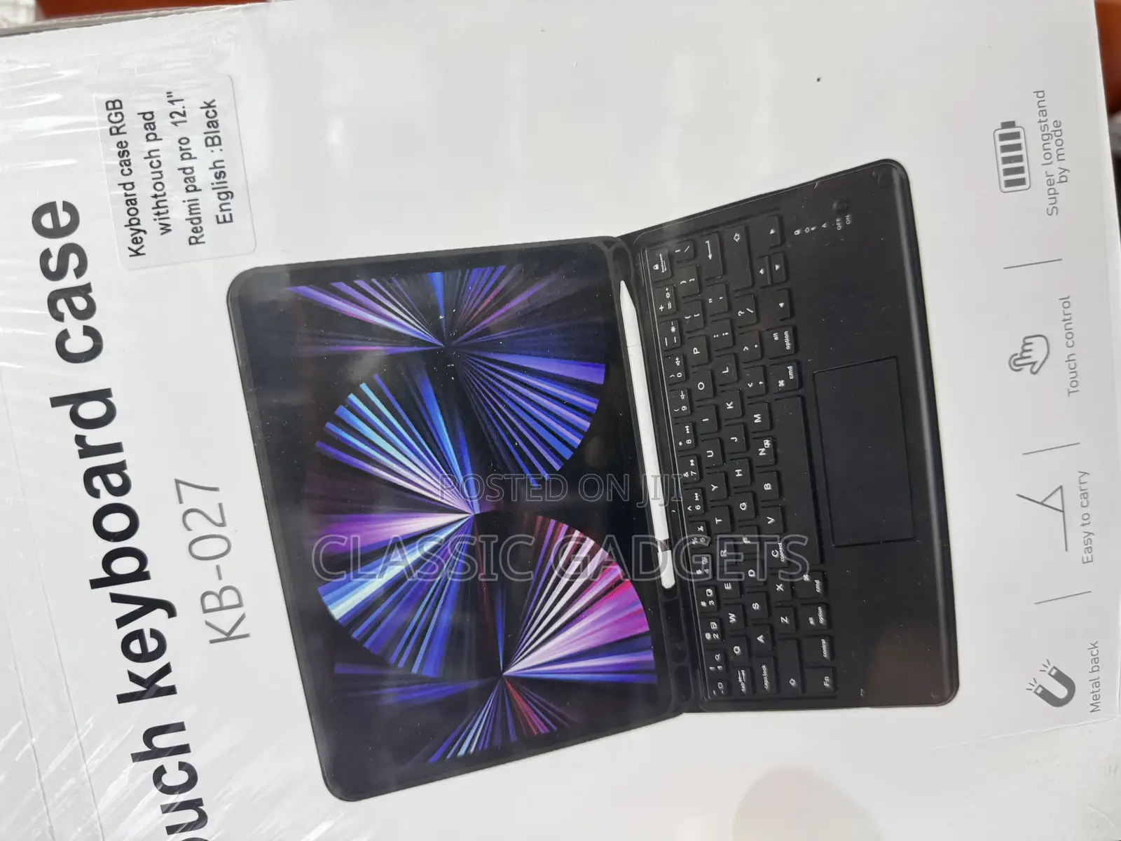 Keyboard Case With Backlight/Touchpad for Redmi Pad Pro 12.1 Inches
