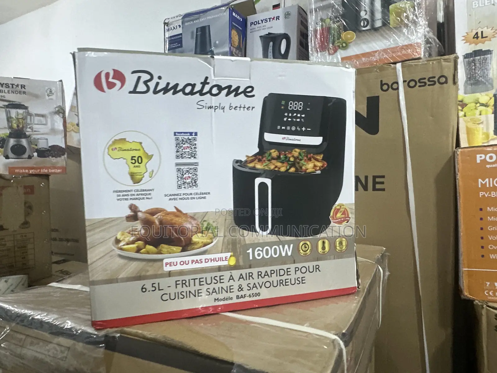 Oil-Free Digital Air Fryer – Binatone 6.5l