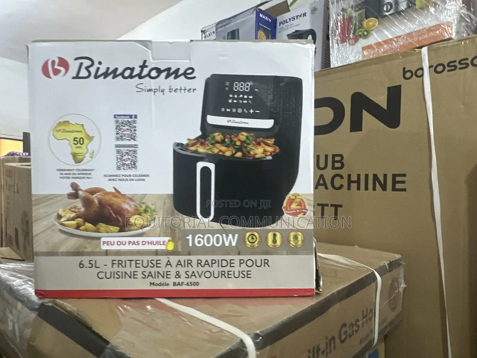 Oil-Free Digital Air Fryer – Binatone 6.5l