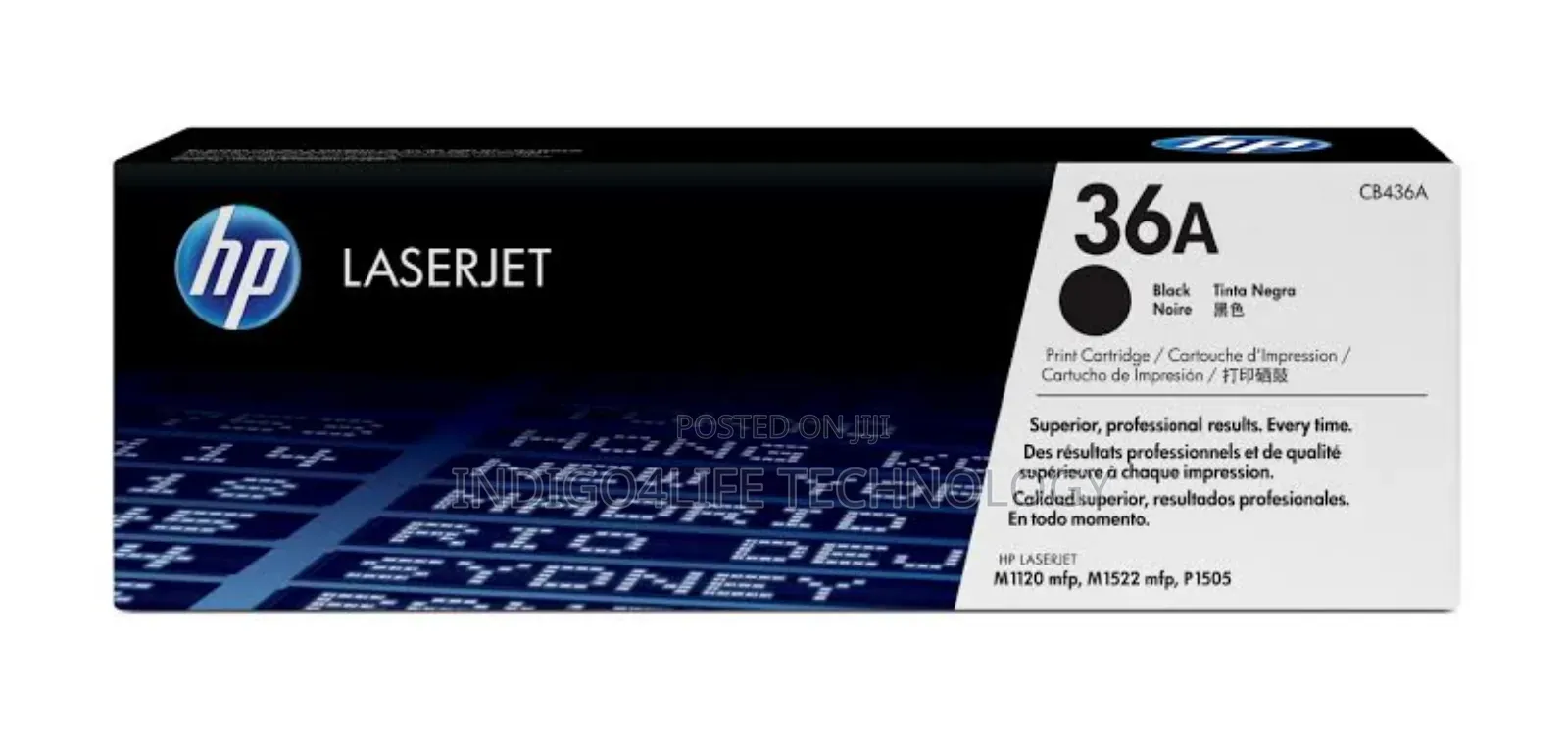 Hp 36a Laserjet Black Toner