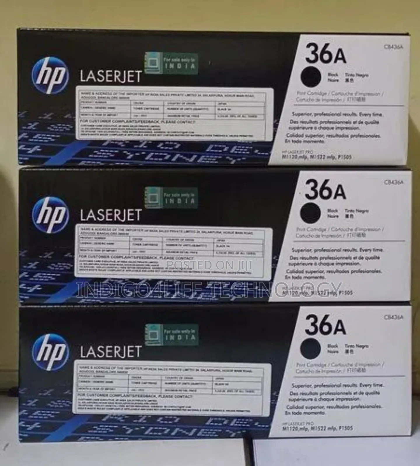 Hp 36a Laserjet Black Toner