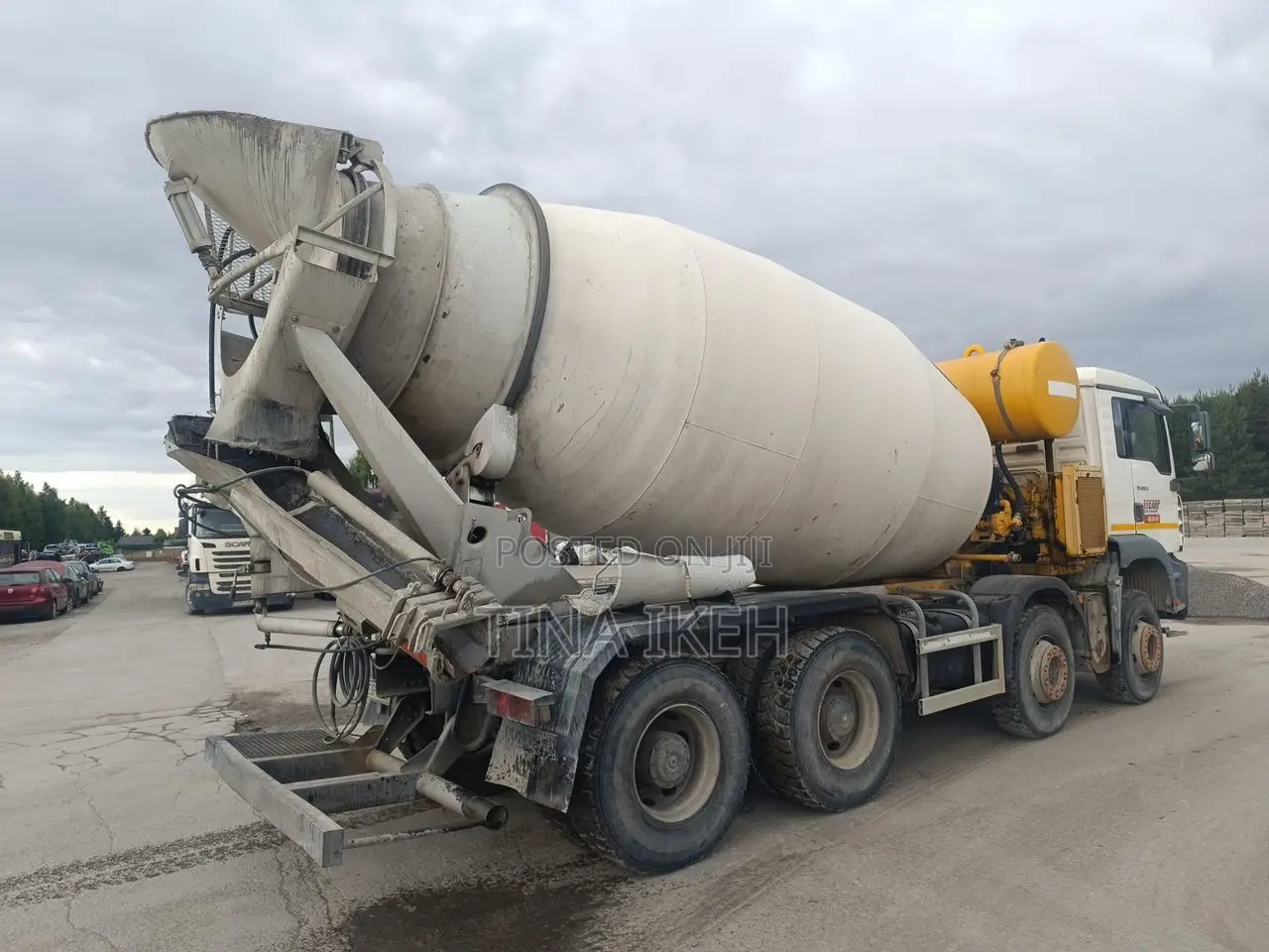 Man Diesel Mixer Truck 2025 White