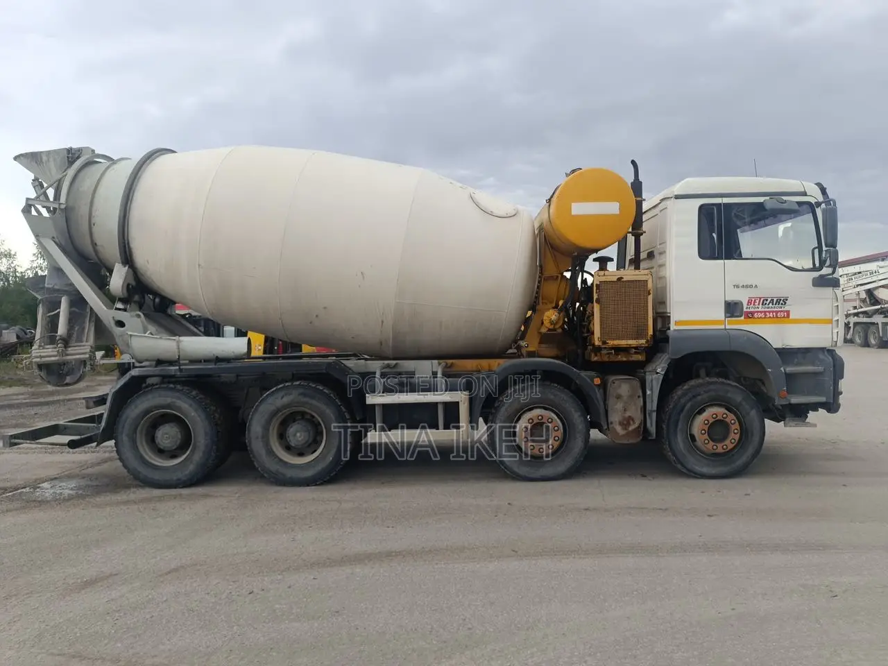 Man Diesel Mixer Truck 2025 White