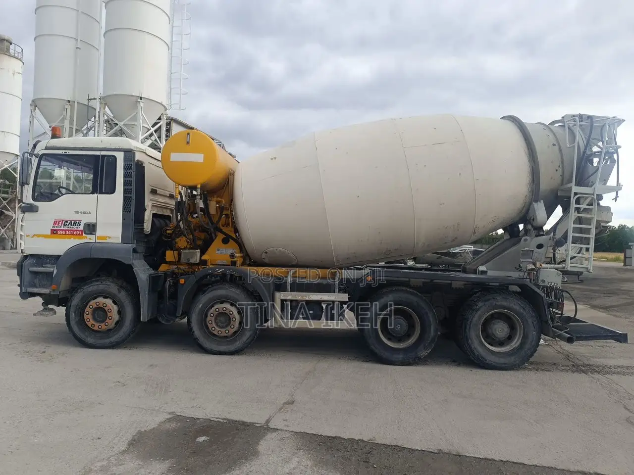Man Diesel Mixer Truck 2025 White