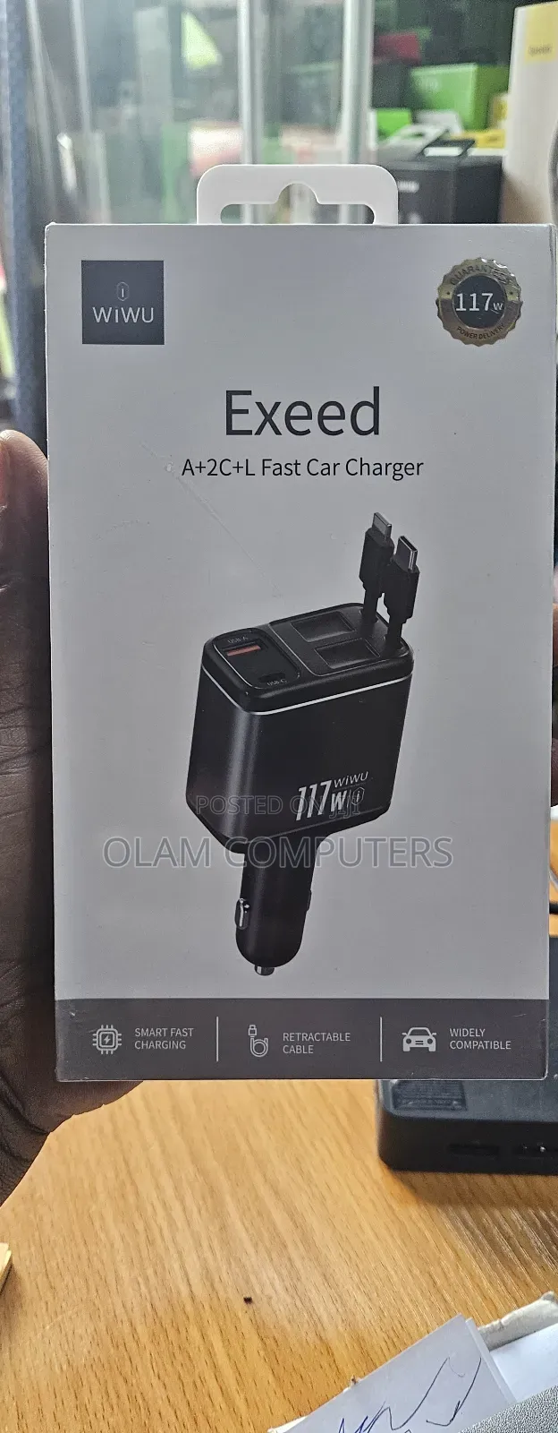 Wiwu Exeed A+2c+L Fast Car Charger
