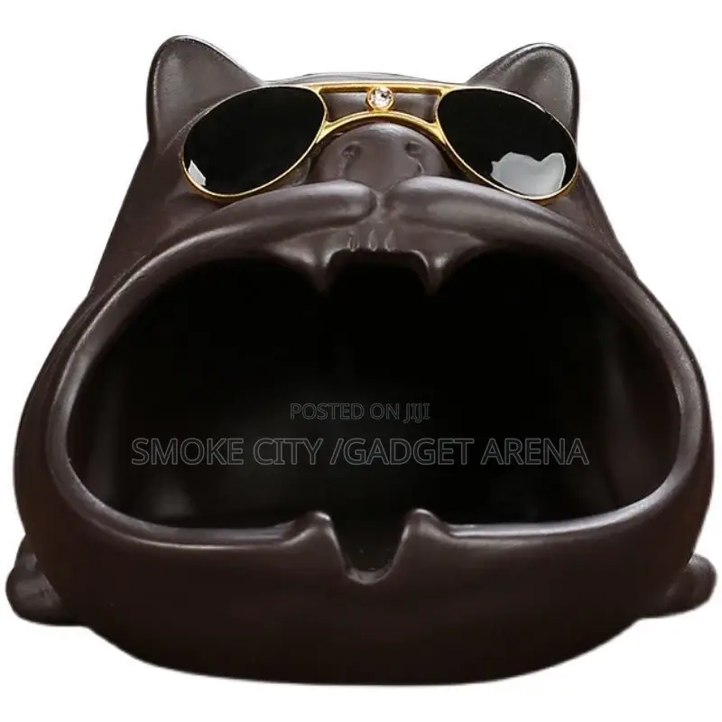 Cute Bulldog and Cattie Ashtray Available in Diff Designs