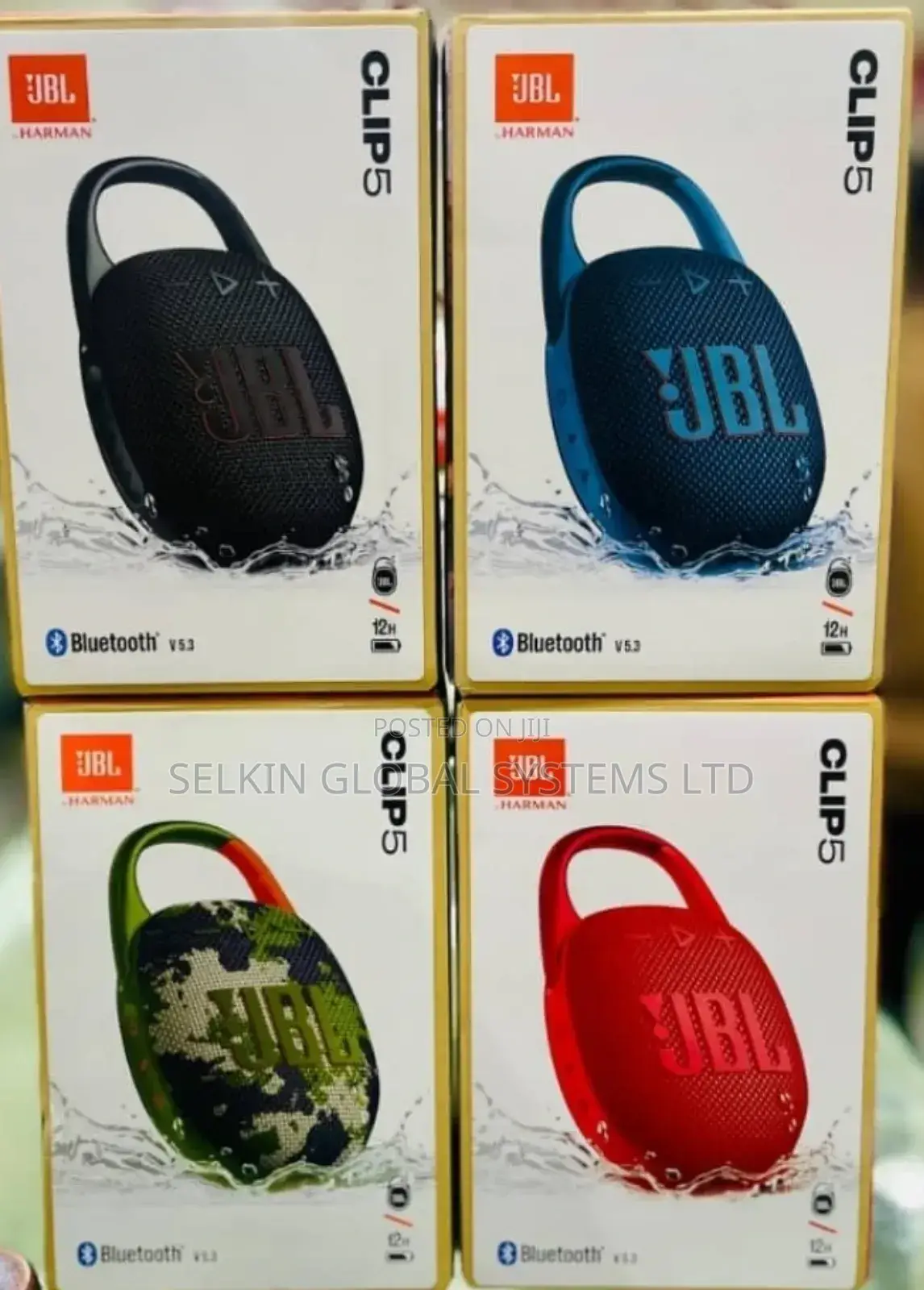 JBL Clip 5 Bluetooth Wireless Speaker