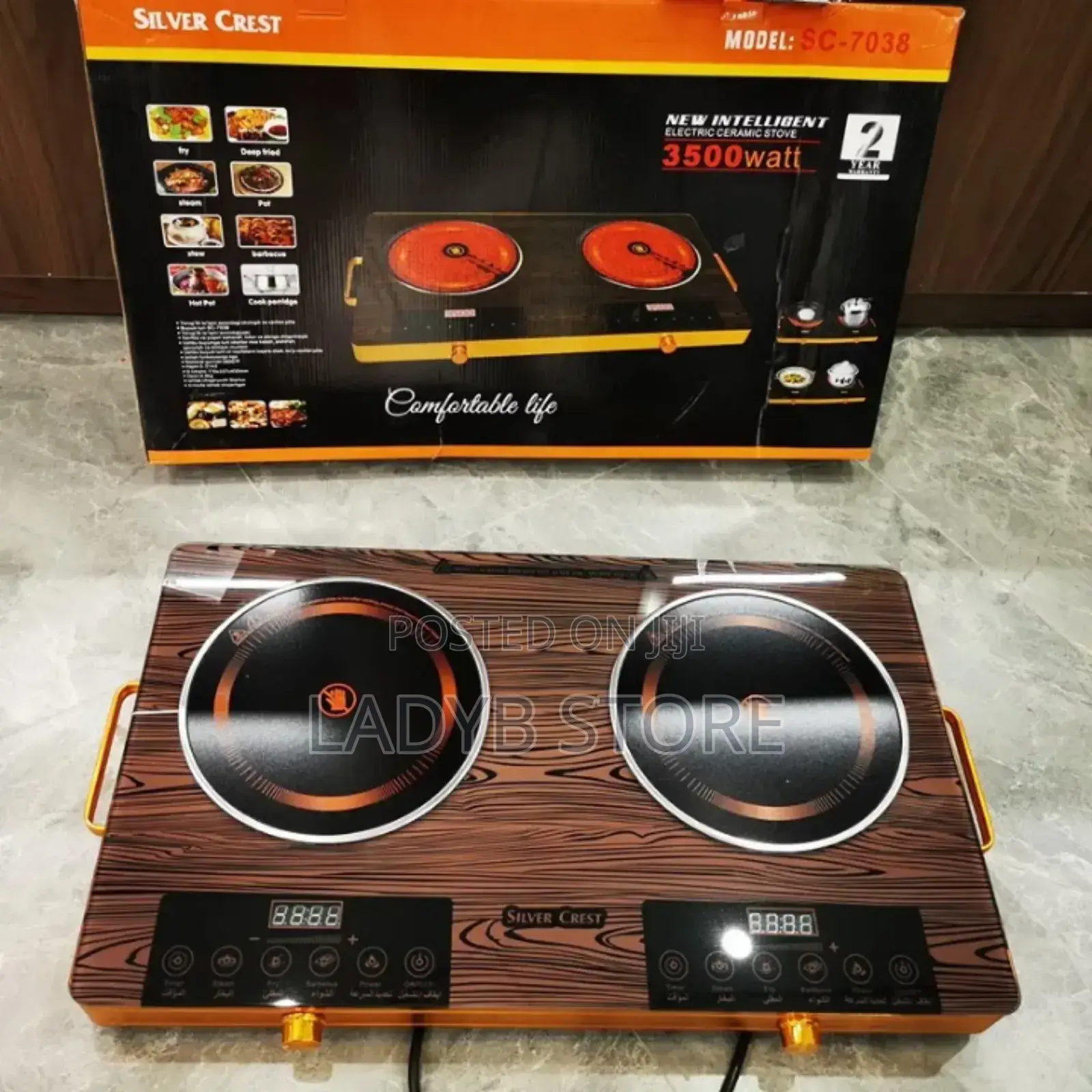 Double Face Infrared Ceramic Cooker