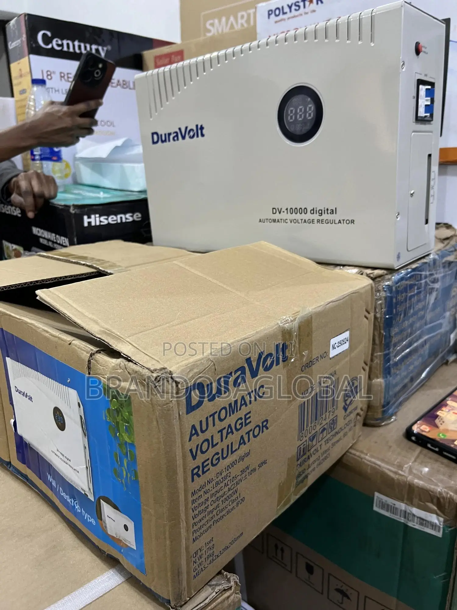 Protect Your Devices With Duravolt 10000w Wall Stabilizer