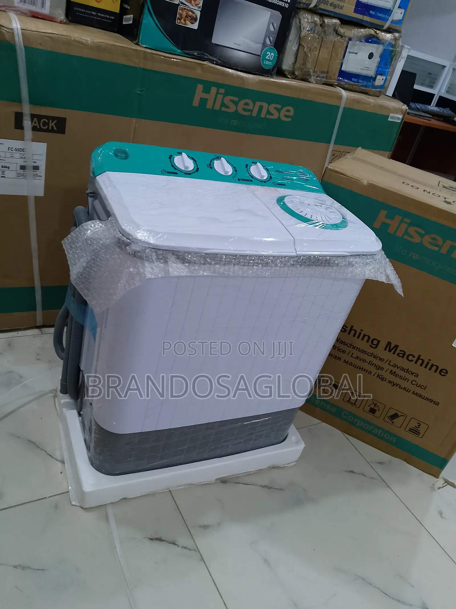 Wash Smarter With Hisense 5kg Twin Tub!