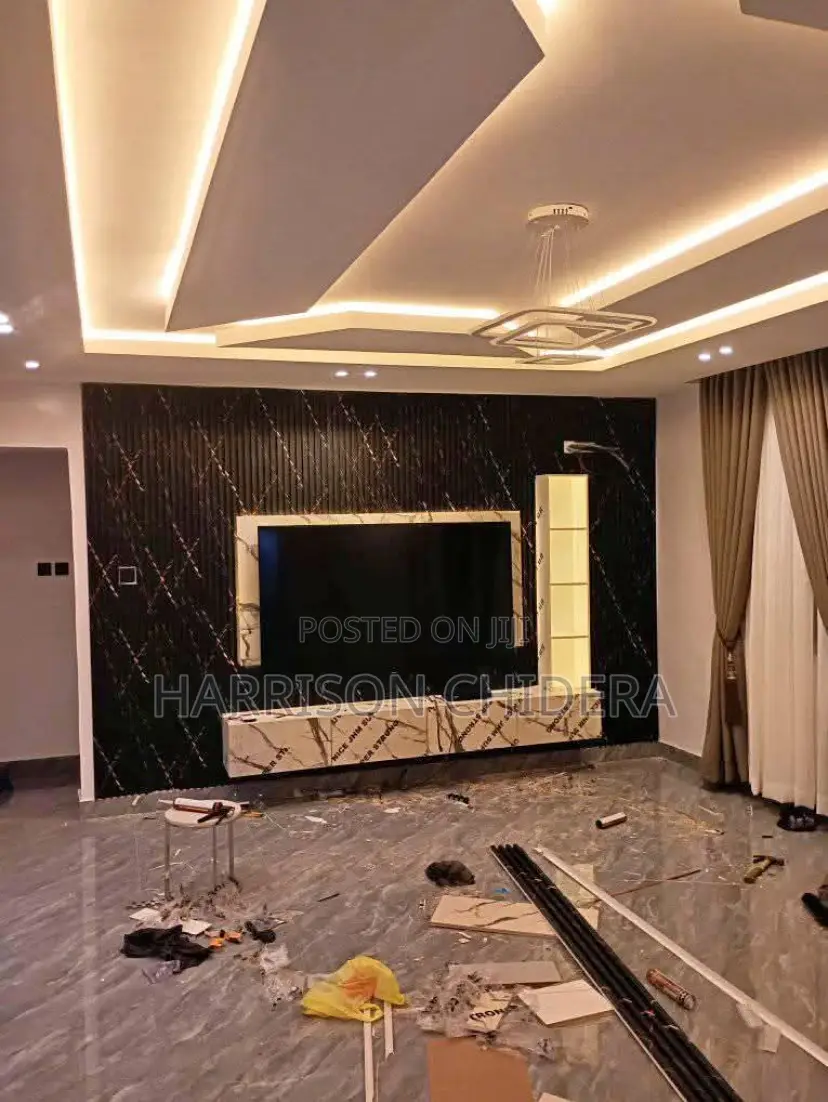Flutted Panel Design Tv Console