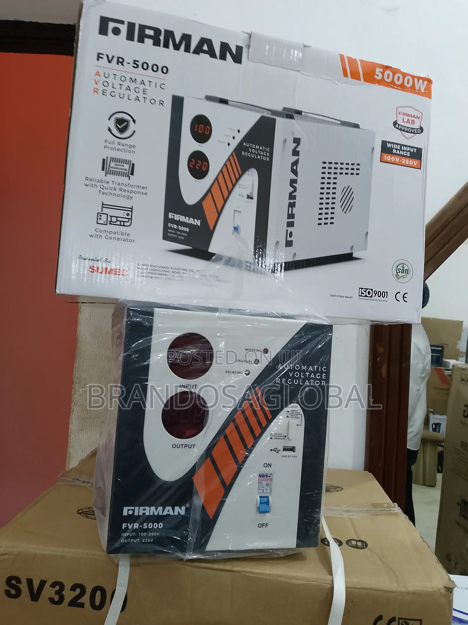 Sound Firman 5000watts Stabilizer