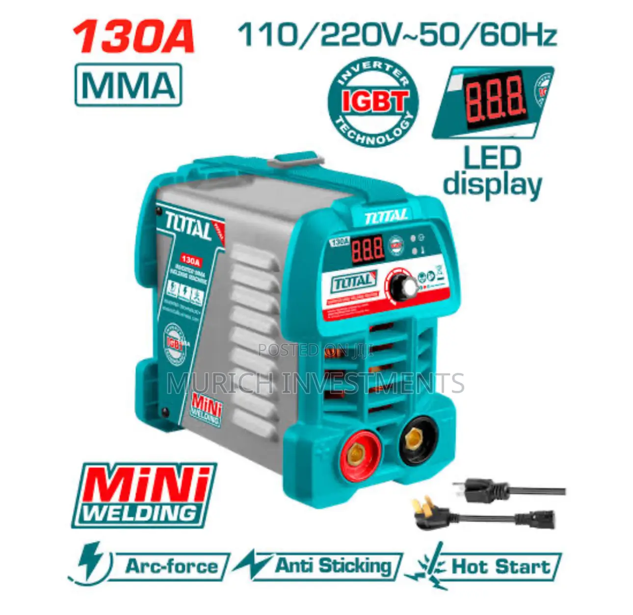 Total 130a Mma Inverter Welding Machine – Mini Welder