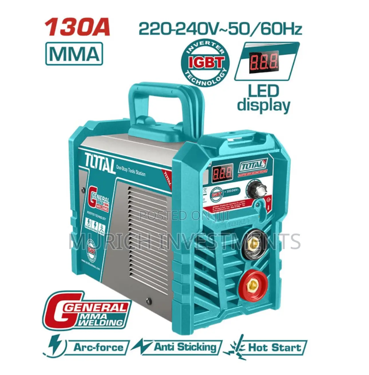 Total Inverter Mma Welding Machine 130a – Tw213028