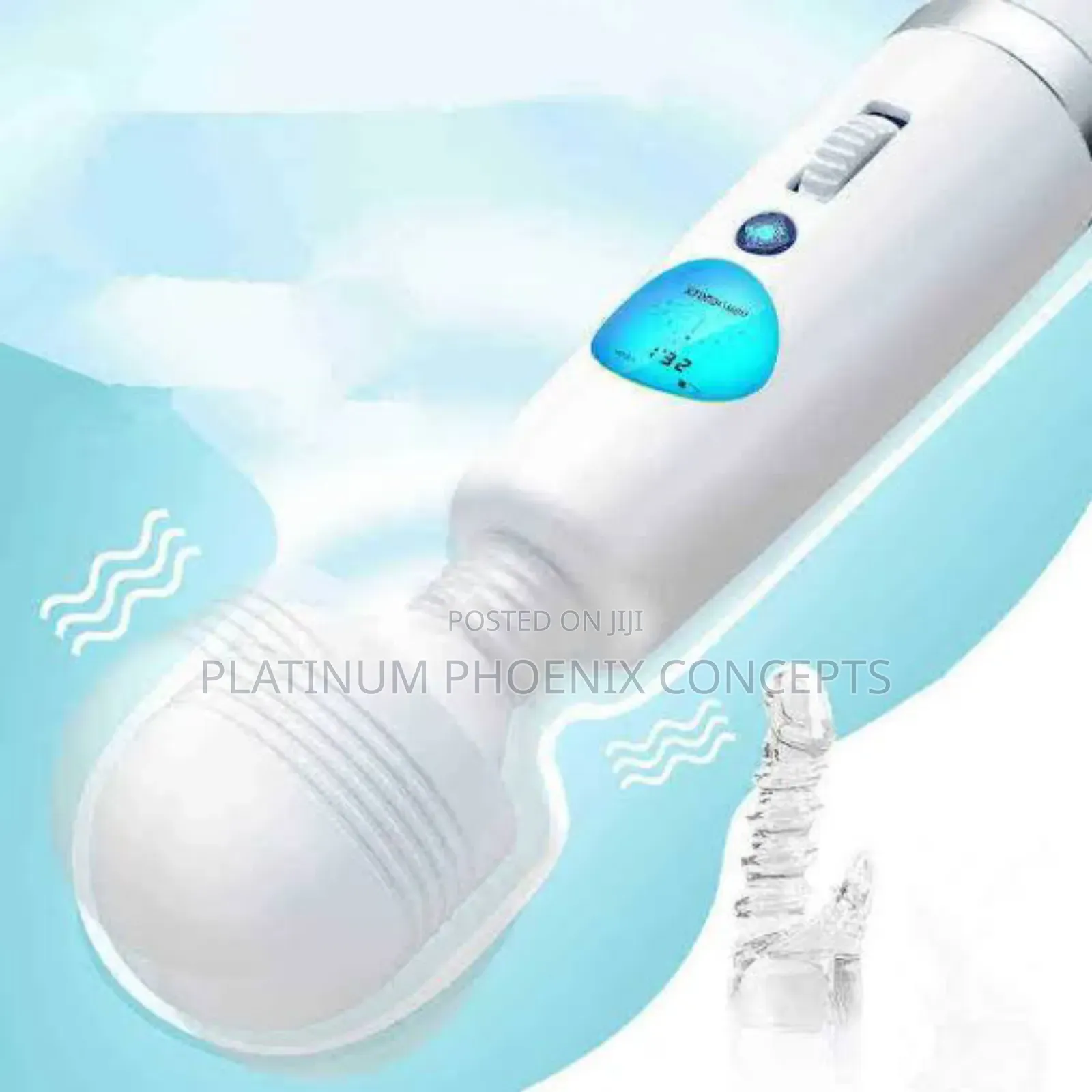 LCD Magic Wand Vibrator