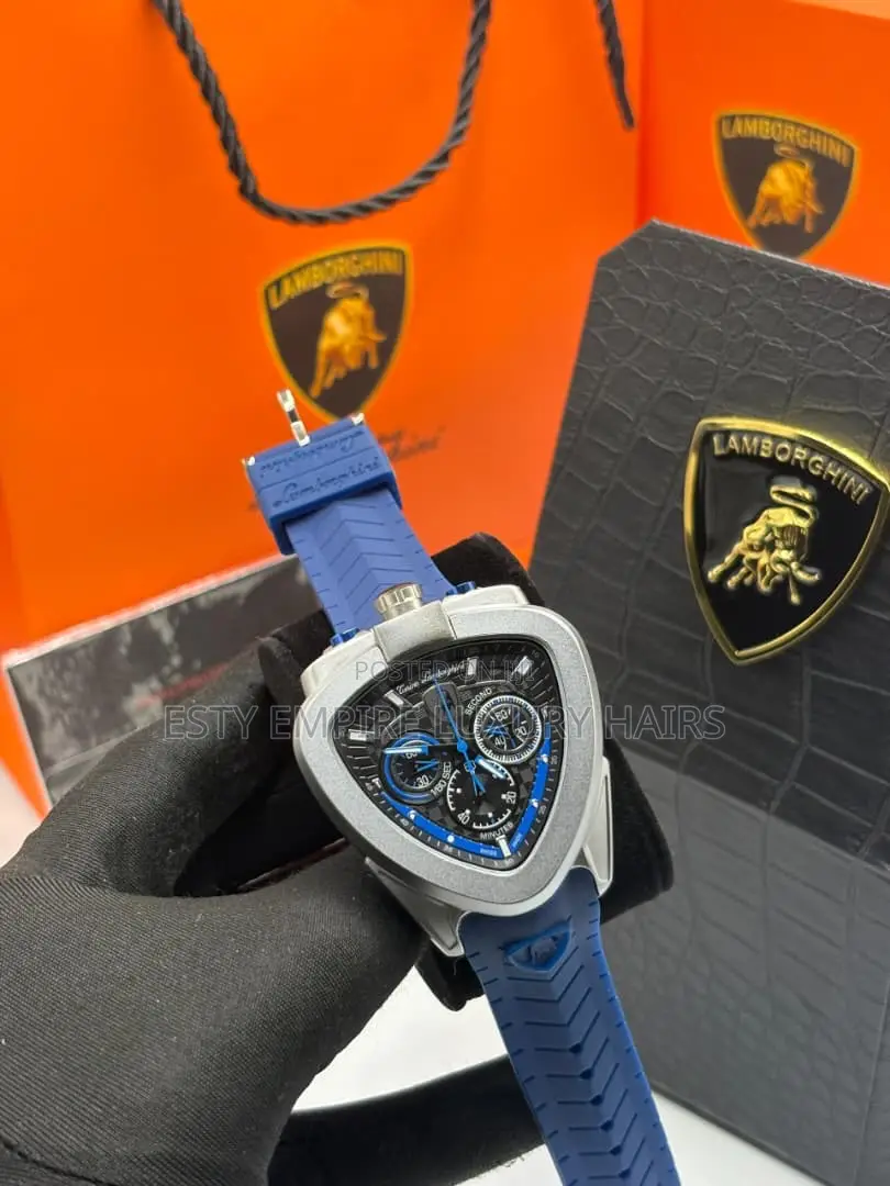 High Quality Luxury Lamborghini Rubber Watches