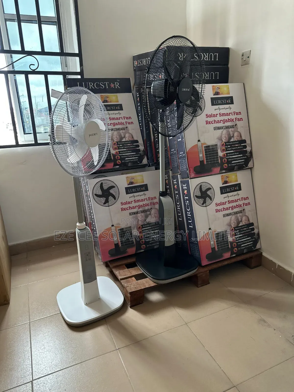 Ac/Dc Rechargeable Smart Standing Fan