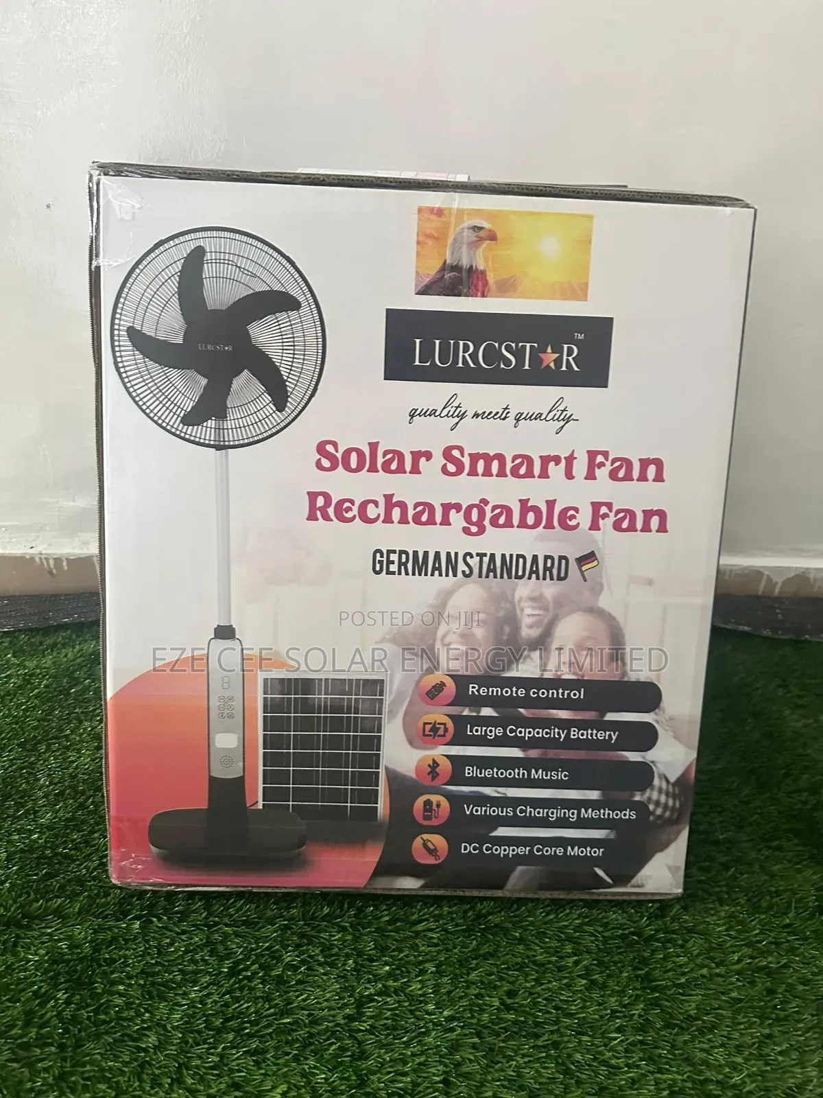 Ac/Dc Rechargeable Smart Standing Fan