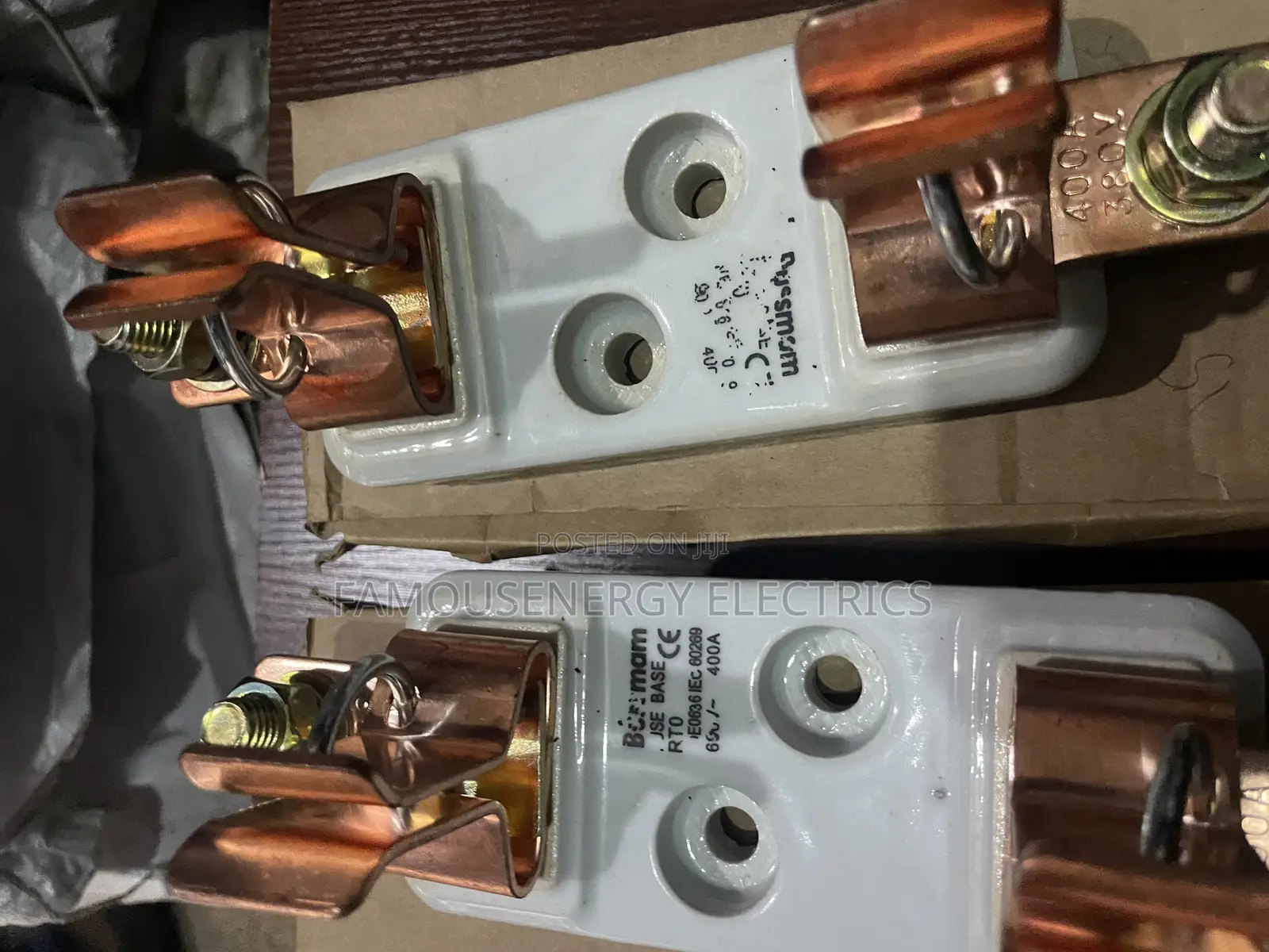400a Copper Fuse Base for Feeder Pillar 3 Nos Makes a Set