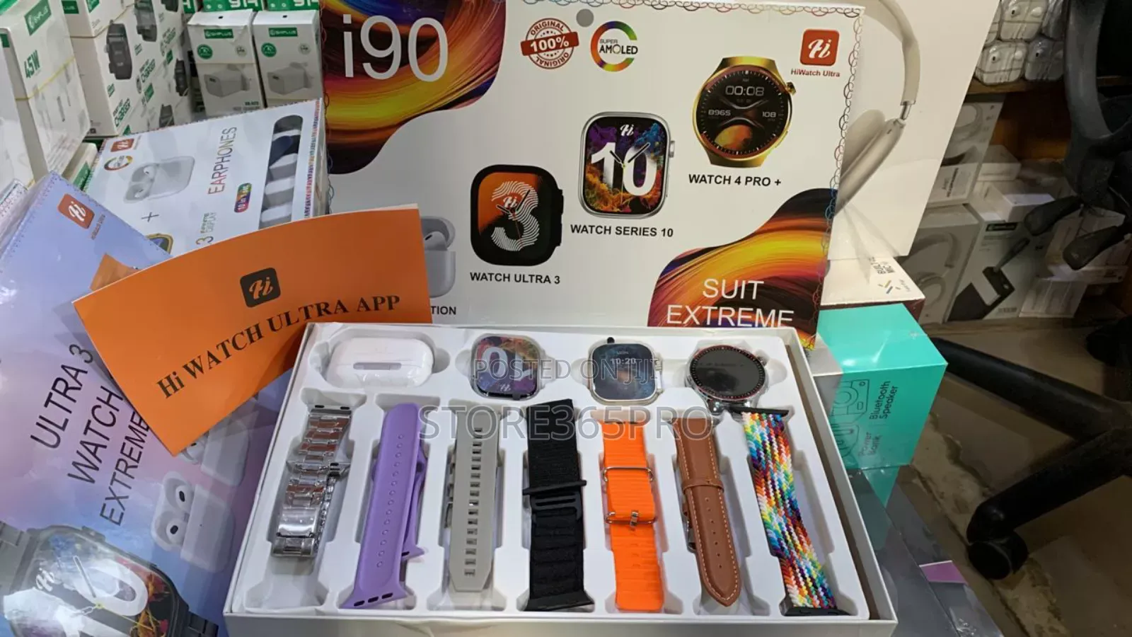 I90 Smart Watch With 3 Smart Watches and Free Airpod