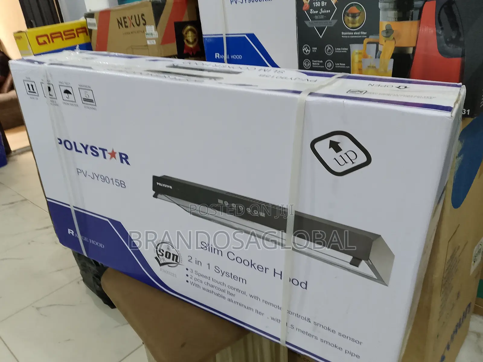 Polystar Slim Cooker Hood 90cm – Powerful Suction