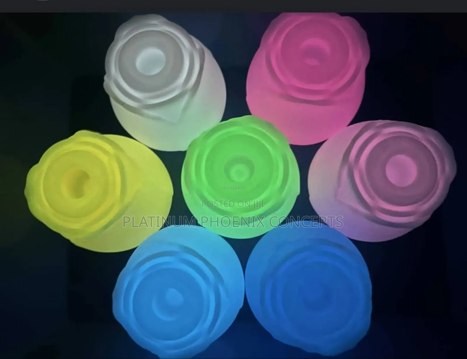 Glow in Dark Rose Sucker