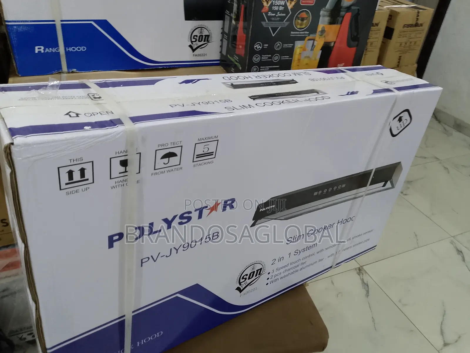 New Polystar Cooker Hood 90cm – Slim Durable