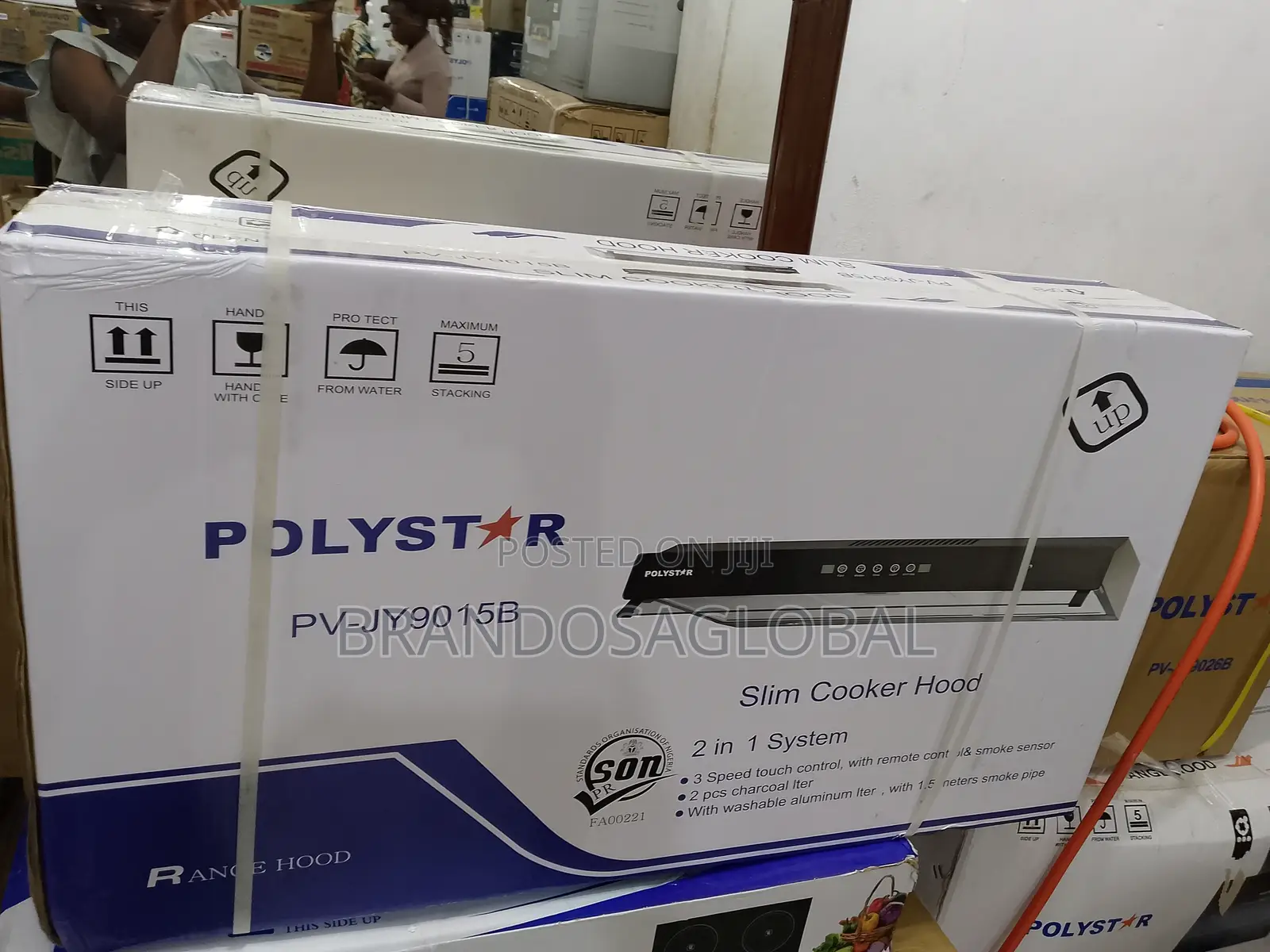 Brand New Polystar 90cm Cooker Hood Available