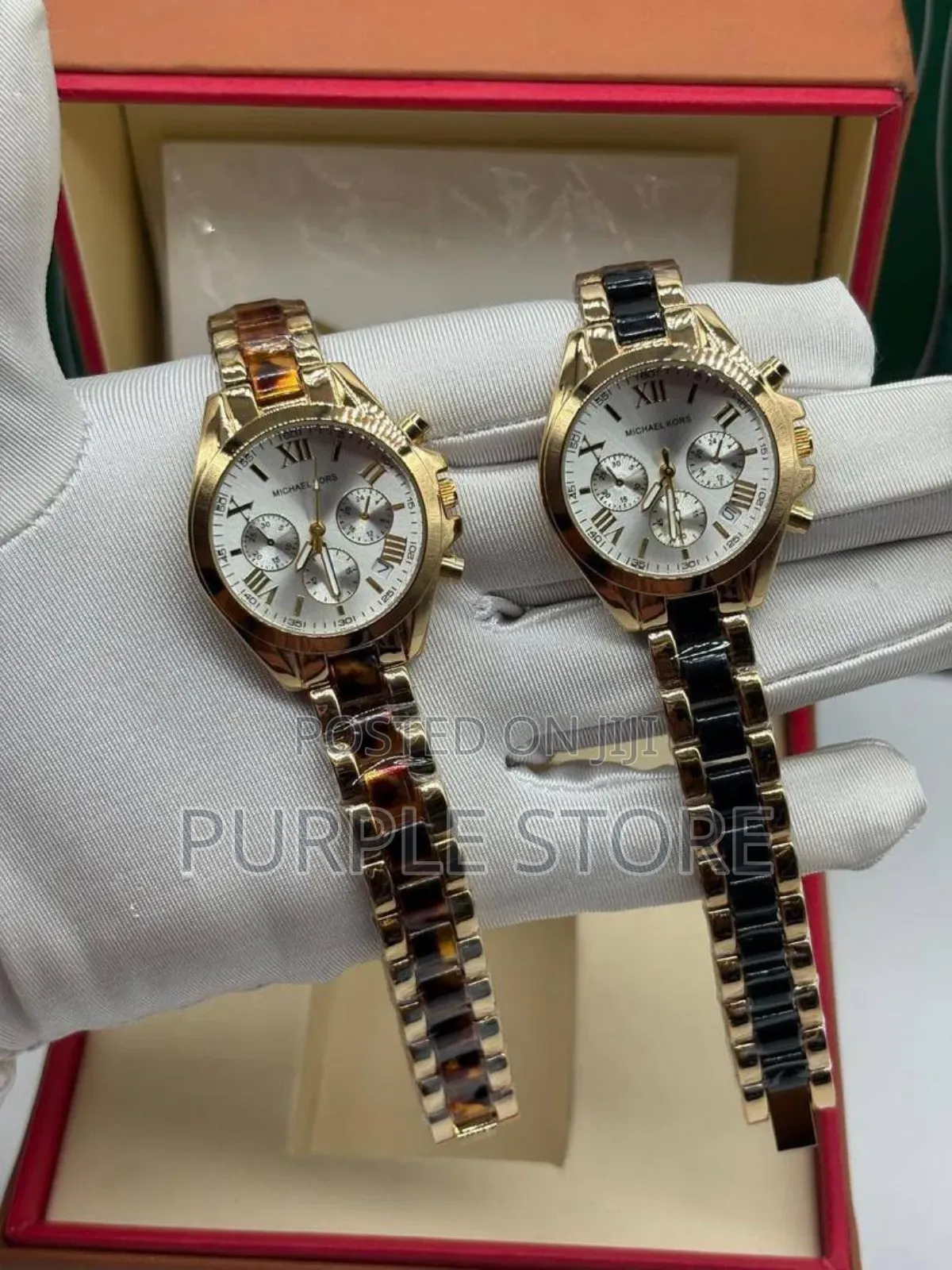 Michael Kors Women's Two Tone Chain Strap Watch