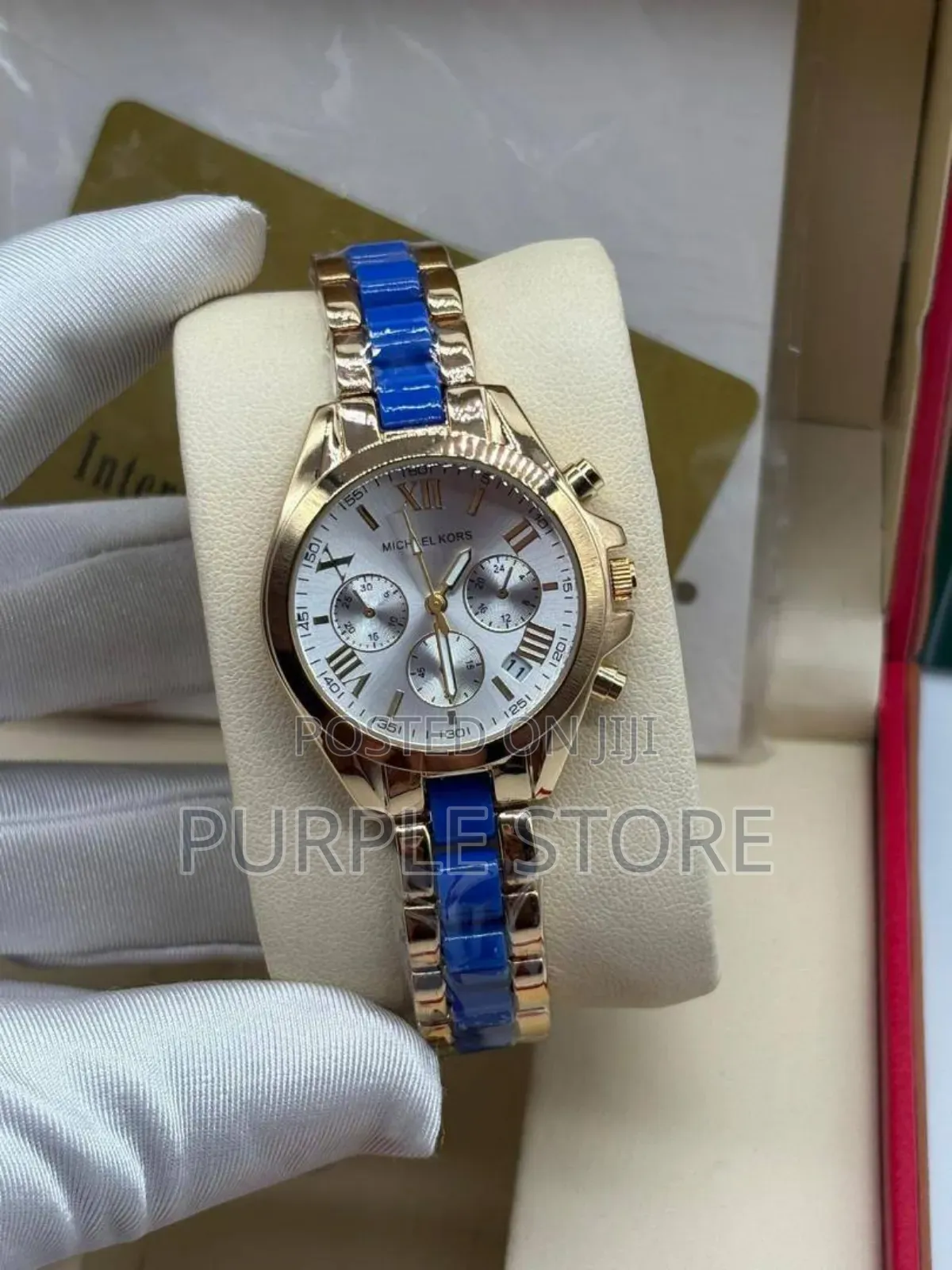 Michael Kors Women's Two Tone Chain Strap Watch
