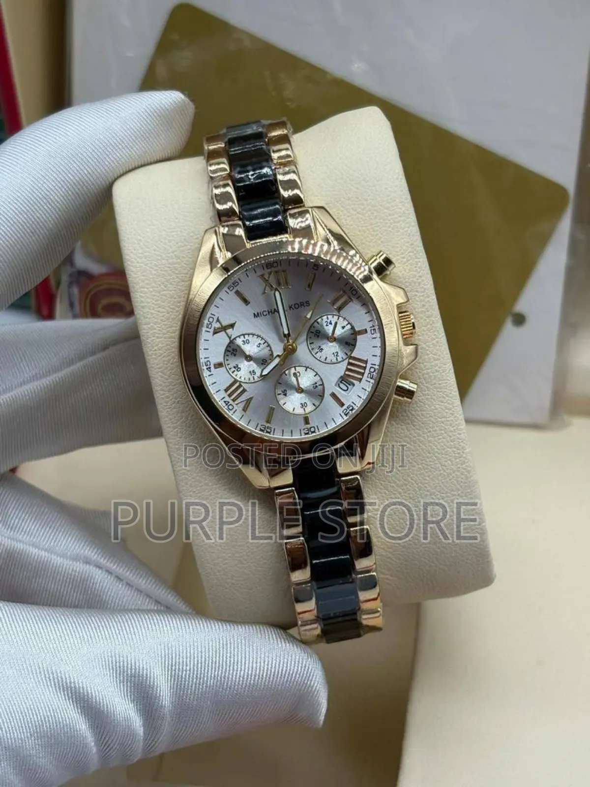 Michael Kors Women's Two Tone Chain Strap Watch